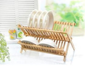味老大竹制碗架WDJ-01 廚房收納的實用之選